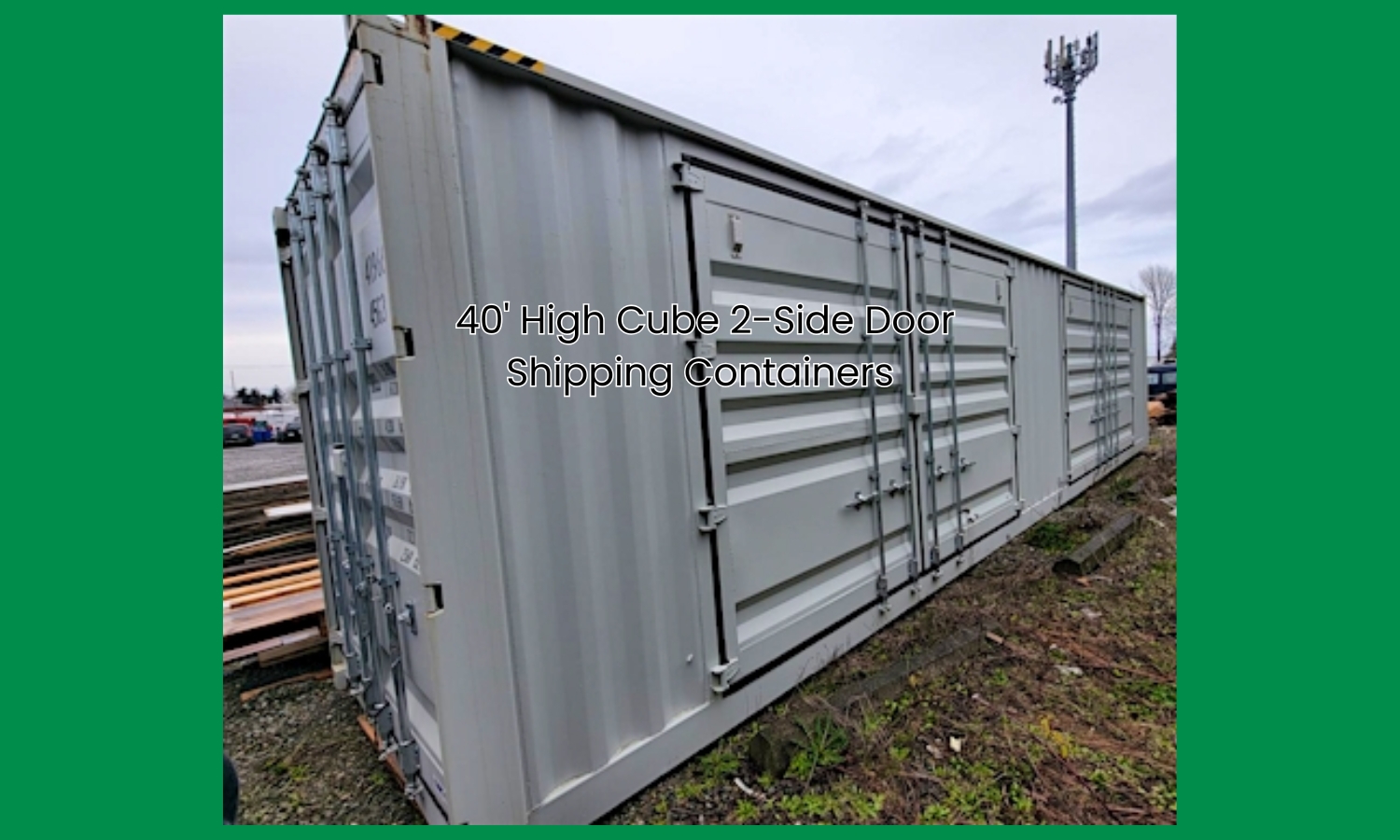 40' High Cube 2 Side Door Shipping Container (1)